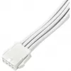 Barošanas avota pagarinātāja kabelis SILVERSTONE PCIe 8‑pin SST-PP07E-PCI8W-V2 30 cm balts