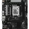Mātesplate ASROCK H810M‑X micro ATX Intel H810 LGA 1851 DDR5 2× DIMM 128GB M.2 2.5GbE HDMI DisplayPort
