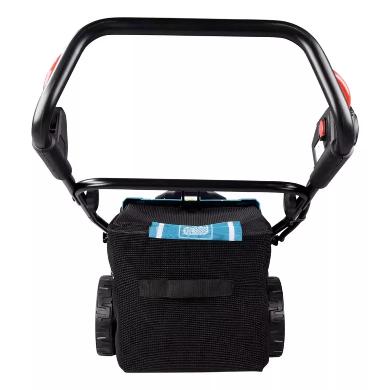 Makita DLM480Z zāles pļāvējs Stumjamais zāles pļāvējs Akumulatora Melns, Tirkīzs