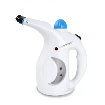 Rokas apģērbu tvaicētājs ESPERANZA EHI006 — 800 W, 15 g/min tvaika, 0,2 L tvertne, 1,5 m vads, melns