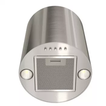 Tvaika nosūcējs MAAN Elba Mini WPB 431 Satin, tērauda korpuss, 400 mm augstums, Ø310 mm, 120–300 m³/h, elektroniskā vadība