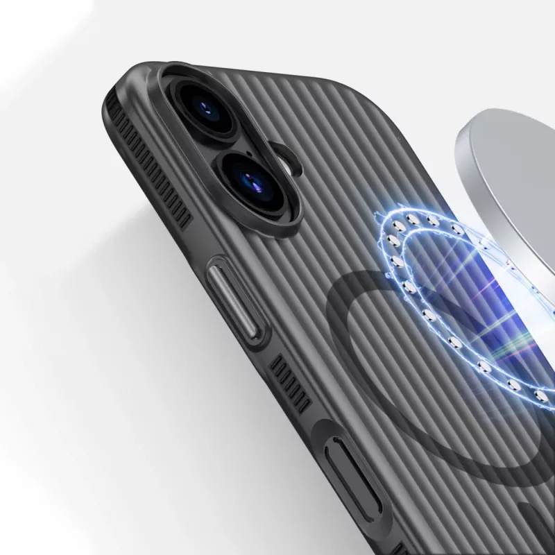 Vāciņš 4smarts 541639 iPhone 17 16 cm (6.3 collas) Melns Caurspīdīgs