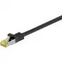 Wentronic Goobay - Patch-Cable - RJ-45 (M) - RJ-45 (M) - 30,0m - SFTP, PiMF -Cat.7 neapstrādāts kabelis - gepresst, Halogen-Free - Melns (91680)