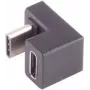 USB-C adapteris ShiverPeaks 13-40006, USB 3.1 taisnleņķa 180° savienotājs