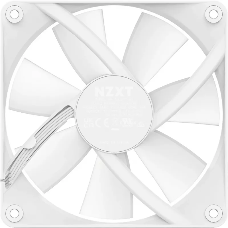 NZXT F120 RGB Core 120mm ARGB korpusa ventilators - balts