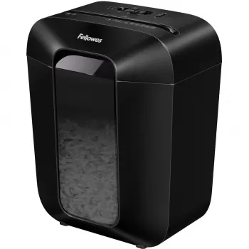 Fellowes Powershred LX50 papīra smalcinātājs, daļiņu griešana, melns