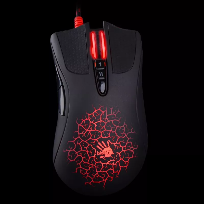 BLOODY A90 pele Spēlēm Labās rokas USB Type-A Optiska 6200 DPI