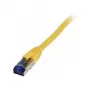komutācijas kabelis RJ45 - CAT6A 500Mhz - 7.5m - dzeltena - S-STP(S/FTP) - TPE/LSZH(Superflex) - AWG26 - Syner