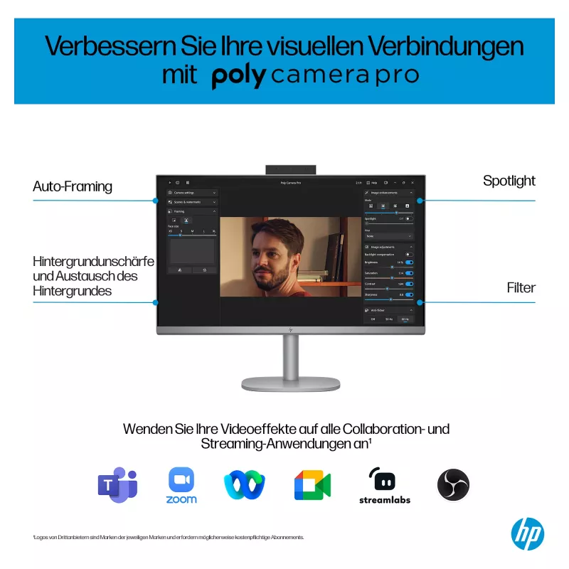 HP OmniStudio X All-in-One 27-cs0077ng (sudraba krāsā. Windows 11 Home 64 bitu)