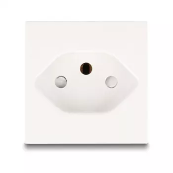 Iezemēta elektrības kontaktligzda DELOCK Easy 45 T13 Šveice 45×45 mm, 250 V / 10 A, balta