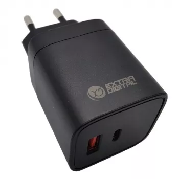 EXTRA DIGITAL GaN lādētājs USB Type-C, USB Type-A: 45W, PPS