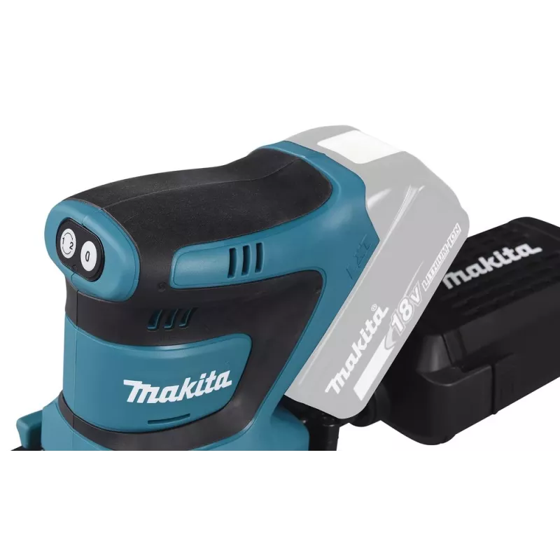 Makita DBO480Z portatīvais slīpmašīnas Random orbitālais slīpētājs 14000 OPM Melns, Zils 210 W