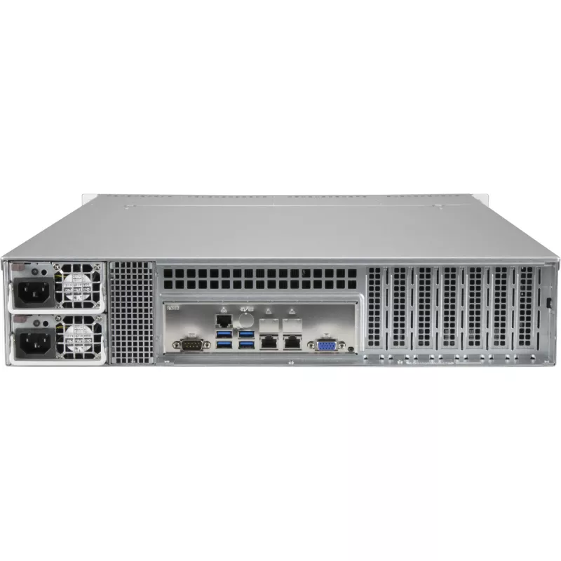 Supermicro SC825 BTQC-R1K23LPB - Rack Mount - 2U - verbessertes, erweitertes ATX - SATA/SAS - Hot-Swap 1200 Watt - Melns