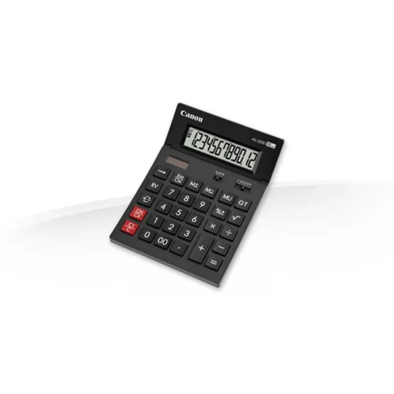 Canon AS-2200 kalkulators Galda Displejs Melns