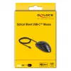 DeLOCK 12114 pele USB Type-C optiskā piemērota abām rokām
