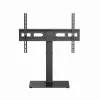 Grīdas TV statīvs GEMBIRD TVS-D75S-01 37–75 collu televizoriem, tērauds, regulējams augstums un slīpums, VESA 75x75–600x400, 40 kg ietilpība