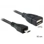 USB kabelis DeLOCK 50cm Micro-USB B USB 2.0 A 83183