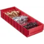 Uzglabāšanas kaste allit 456571 — plastmasas organizators 185×500×81 mm, sarkana