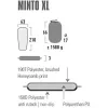 Minto XL 41117, tūristu paklājiņš melns