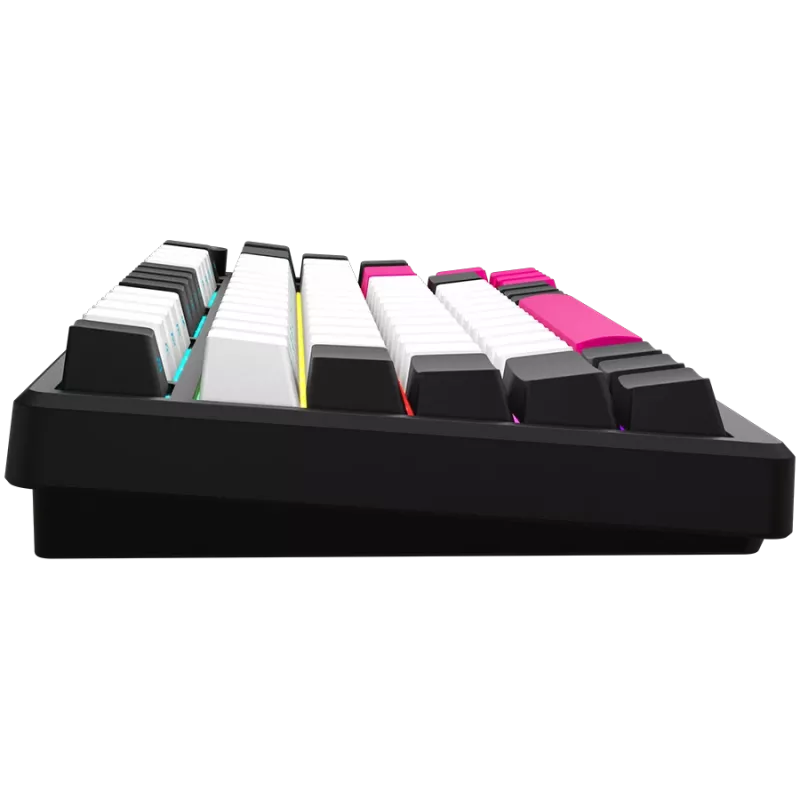 Mehāniskā spēļu tastatūra LORGAR KBP7075W — bezvadu, Melna, Red slēdži, EN izkārtojums