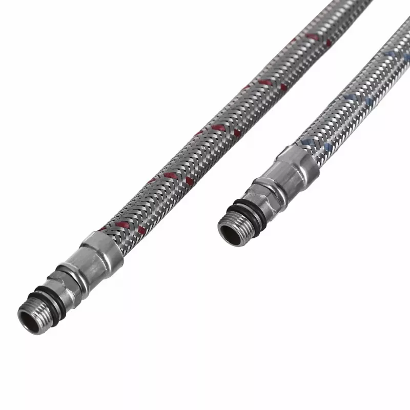 Virtuves jaucējkrāns PYRAMIS 090919638 Melns Chrome — vienas sviras, grozāms snīpis, 23 cm sasniedzamība, 41 cm augstums