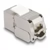 DeLOCK Keystone modulis RJ45 ligzda uz LSA Cat.6A ar LED sudrabbalts