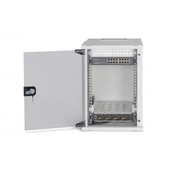 Pie sienas stiprināms statīvs Digitus DN-49102-SET 9U 315 x 300 mm Pelēks