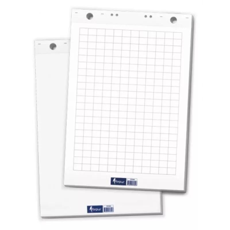 Konferenču bloks Forpus, 65x100 cm, 80 g, balts (50) 0715-001