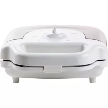 Vafeļu dzelzs Domo DO9222W 2 vafeles 900 W Balta Melna
