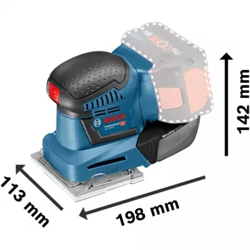 Bosch GSS 18V-10 Professional bezvada orbitālā slīpmašīna