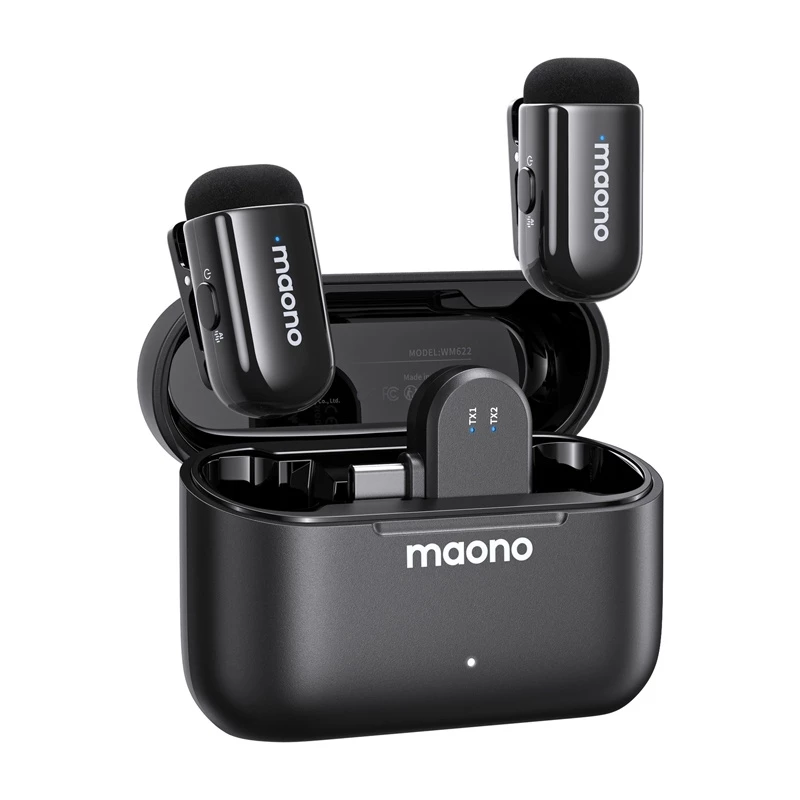 Mikrofons MAONO WM622 PC2 — augsta jutība, zems trokšņu līmenis skaidrai audio ierakstīšanai
