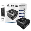 Montech APX650 barošanas bloks 650 W 20+4 pin ATX ATX Melns