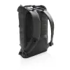 Mugursoma XDDESIGN Urban Lite Melna — 21 L (paplašināma līdz 27 L), nodalījums 15,6 collu klēpjdatoram, ūdensnecaurlaidīga, ratiņu siksna