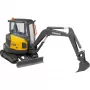 BRUDER modelis — Volvo ECR40 kompaktekskavators (rotaļlieta), modelis 02465