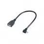USB kabelis Renkforce Micro-USB Type B leņķveida — USB 2.0 OTG, 5V 0.5A