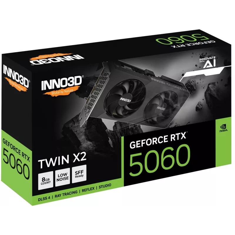 INNO3D GeForce RTX 5060 Twin X2 8GB GDDR7 grafikas karte