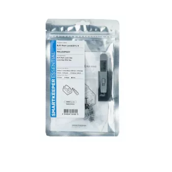Pieslēgvietas bloķētājs Smartkeeper MNL04PKGY RJ-11 Pelēks Plastmasa