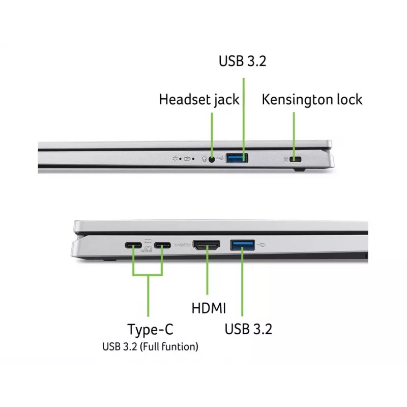 Acer Aspire 15.6 inch klēpjdators i7-13620H 16GB 512GB FHD W11P