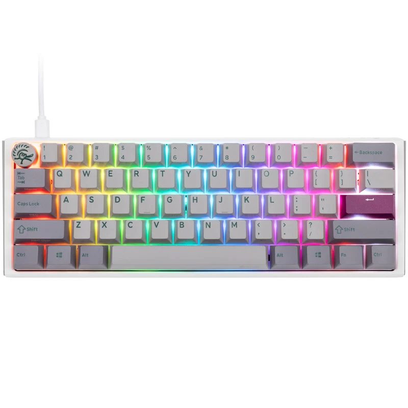 Ducky One 3 Mini tastatūra spēlēm USB US English pelēka