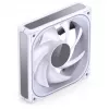 120mm PWM ARGB korpusa ventilators Jonsbo ZB-120 balts, modelis ZB-120W