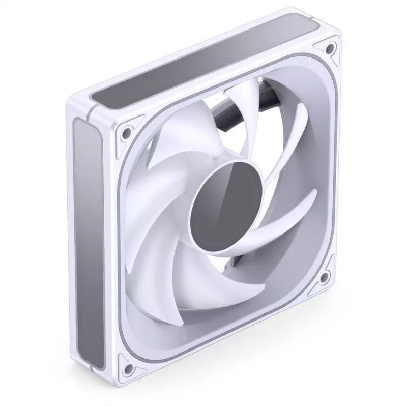 120mm PWM ARGB korpusa ventilators Jonsbo ZB-120 balts, modelis ZB-120W