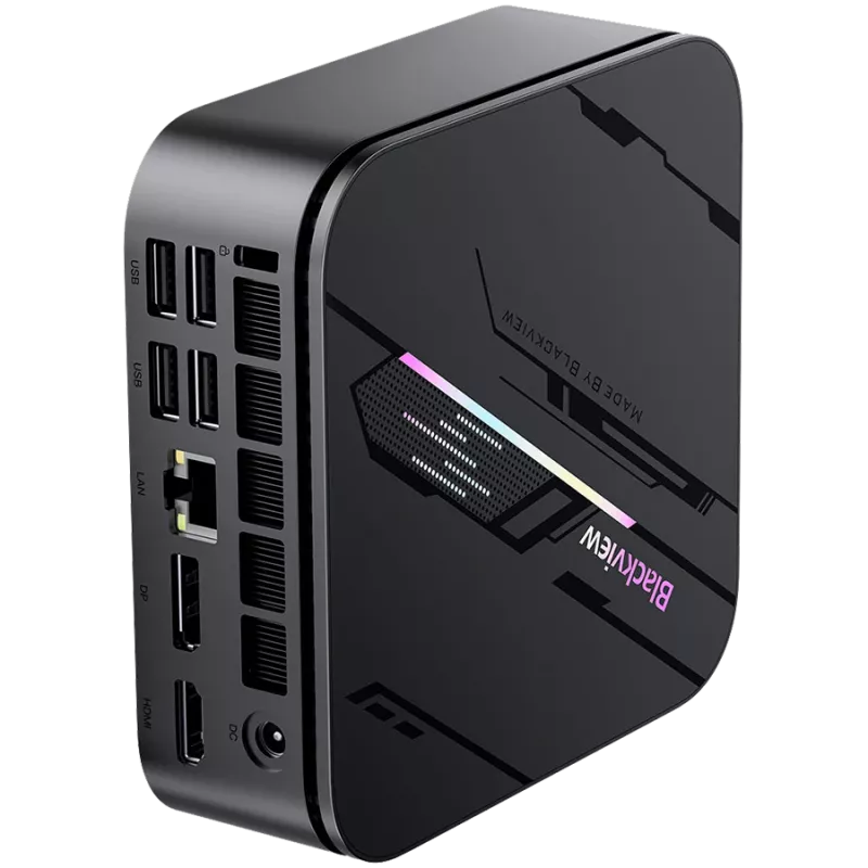 Mini PC Melnsview MP100 Pro I5-12450H 16GB 1TB W11 PRO Melns