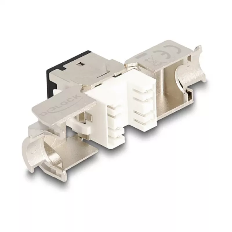 DeLOCK 88118 keystone modulis Plakans Melns RJ-45 10 gab.