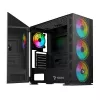 SAVIO datora korpuss Raptor X1 ARGB Glass/Mesh Melns
