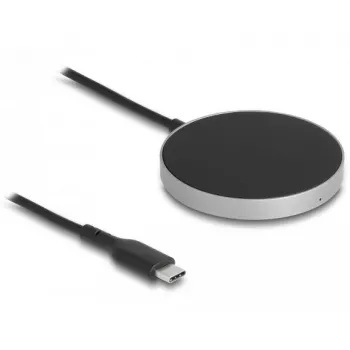 Bezvadu lādētājs DeLOCK 66467 5W 7.5W 10W 15W Induktīvās uzlādes paliktnis