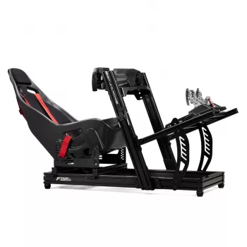 Sacīkšu pilotsēdeklis Next Level Racing F-GT Elite Lite Wheelplate Edition regulējams augstums saderīgs ar Formula un GT konfigurācijām