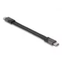 DeLOCK USB kabelis 40 Gbps Type-C uz Type-C 15 cm PD 3.0 100 W