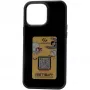 Cover RealPower 504404 priekš iPhone 15 15.5 cm Melns