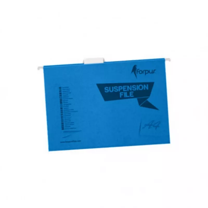 Piekaramā mape FORPUS FO22705 A4 plastmasas zila, 25 gab.