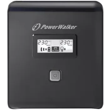 PowerWalker VI 1000 LCD 1 kVA 600 W 4 AC kontaktligzdas